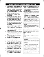 Preview for 2 page of Yamaha RX-V2400RDS Owner'S Manual