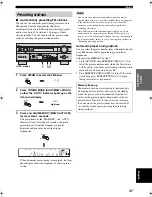 Preview for 39 page of Yamaha RX-V2400RDS Owner'S Manual