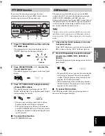 Preview for 43 page of Yamaha RX-V2400RDS Owner'S Manual