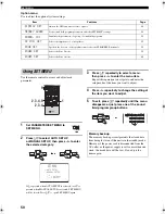 Preview for 52 page of Yamaha RX-V2400RDS Owner'S Manual