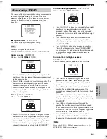 Preview for 53 page of Yamaha RX-V2400RDS Owner'S Manual