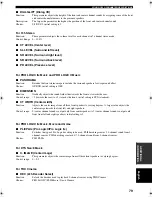 Preview for 81 page of Yamaha RX-V2400RDS Owner'S Manual