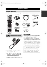 Предварительный просмотр 7 страницы Yamaha RX-V2500 Owner'S Manual