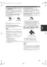 Предварительный просмотр 41 страницы Yamaha RX-V2500 Owner'S Manual