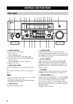 Preview for 8 page of Yamaha RX-V2600 Owner'S Manual