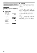 Preview for 22 page of Yamaha RX-V2600 Owner'S Manual