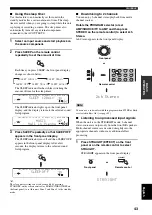 Preview for 45 page of Yamaha RX-V2600 Owner'S Manual