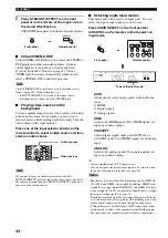 Preview for 46 page of Yamaha RX-V2600 Owner'S Manual