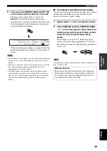 Preview for 51 page of Yamaha RX-V2600 Owner'S Manual