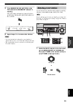 Preview for 53 page of Yamaha RX-V2600 Owner'S Manual