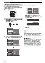 Preview for 74 page of Yamaha RX-V2600 Owner'S Manual