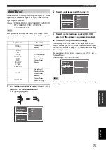 Preview for 75 page of Yamaha RX-V2600 Owner'S Manual