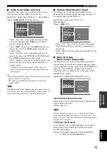 Preview for 77 page of Yamaha RX-V2600 Owner'S Manual