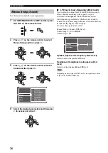 Preview for 78 page of Yamaha RX-V2600 Owner'S Manual