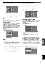 Preview for 87 page of Yamaha RX-V2600 Owner'S Manual