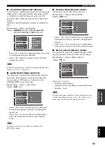 Preview for 93 page of Yamaha RX-V2600 Owner'S Manual