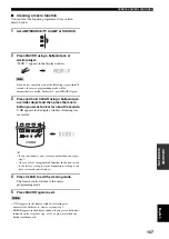 Preview for 109 page of Yamaha RX-V2600 Owner'S Manual