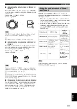 Preview for 113 page of Yamaha RX-V2600 Owner'S Manual