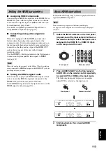 Preview for 115 page of Yamaha RX-V2600 Owner'S Manual