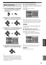 Preview for 213 page of Yamaha RX-V2600 Owner'S Manual