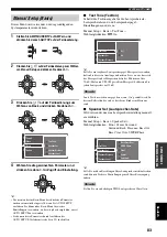 Preview for 341 page of Yamaha RX-V2600 Owner'S Manual