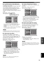 Preview for 349 page of Yamaha RX-V2600 Owner'S Manual