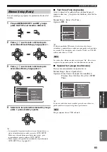 Preview for 725 page of Yamaha RX-V2600 Owner'S Manual