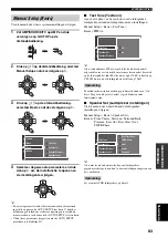 Preview for 853 page of Yamaha RX-V2600 Owner'S Manual