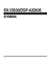 Preview for 155 page of Yamaha RX-V2600 Service Manual