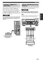 Preview for 33 page of Yamaha RX V2700 - AV Network Receiver Owner'S Manual