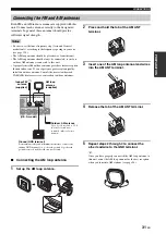 Preview for 35 page of Yamaha RX V2700 - AV Network Receiver Owner'S Manual