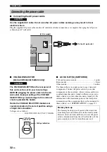 Preview for 36 page of Yamaha RX V2700 - AV Network Receiver Owner'S Manual