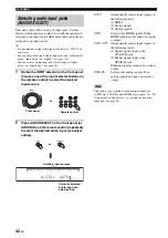 Preview for 46 page of Yamaha RX V2700 - AV Network Receiver Owner'S Manual