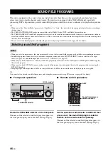 Preview for 50 page of Yamaha RX V2700 - AV Network Receiver Owner'S Manual