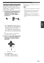 Preview for 59 page of Yamaha RX V2700 - AV Network Receiver Owner'S Manual