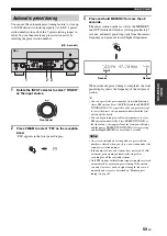 Preview for 63 page of Yamaha RX V2700 - AV Network Receiver Owner'S Manual