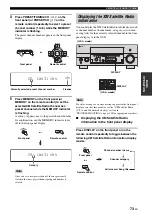 Preview for 77 page of Yamaha RX V2700 - AV Network Receiver Owner'S Manual