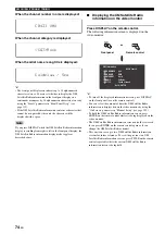 Preview for 78 page of Yamaha RX V2700 - AV Network Receiver Owner'S Manual