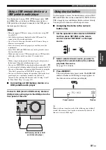 Preview for 85 page of Yamaha RX V2700 - AV Network Receiver Owner'S Manual