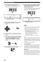 Preview for 86 page of Yamaha RX V2700 - AV Network Receiver Owner'S Manual