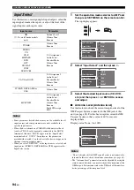 Preview for 98 page of Yamaha RX V2700 - AV Network Receiver Owner'S Manual