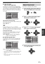 Preview for 101 page of Yamaha RX V2700 - AV Network Receiver Owner'S Manual