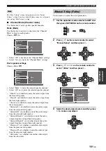 Preview for 105 page of Yamaha RX V2700 - AV Network Receiver Owner'S Manual