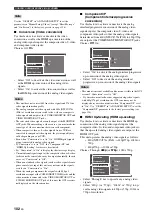 Preview for 106 page of Yamaha RX V2700 - AV Network Receiver Owner'S Manual