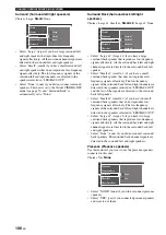 Preview for 110 page of Yamaha RX V2700 - AV Network Receiver Owner'S Manual