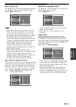 Preview for 111 page of Yamaha RX V2700 - AV Network Receiver Owner'S Manual