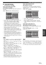 Preview for 117 page of Yamaha RX V2700 - AV Network Receiver Owner'S Manual