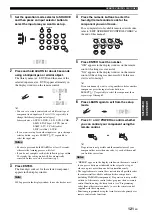 Preview for 125 page of Yamaha RX V2700 - AV Network Receiver Owner'S Manual