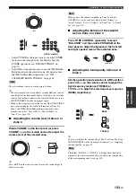 Preview for 137 page of Yamaha RX V2700 - AV Network Receiver Owner'S Manual