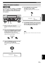 Preview for 35 page of Yamaha RX-V2700 Owner'S Manual